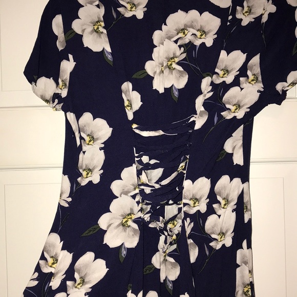 Royal blue flowy dress - Picture 4 of 4